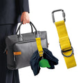 Luggage Straps Jacket Gripper with Square Carabiners & Ring Hooks Adjustable Baggage Suitcase Straps Belts Bag Travel Accessorie