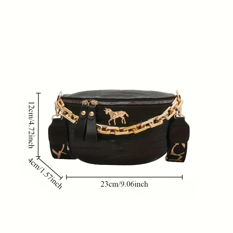 The New Simple Fashion Mini Breast Pocket Outdoor Leisure Bag Multi-function Large Capacity Storage Bag Mobile Phone Bag