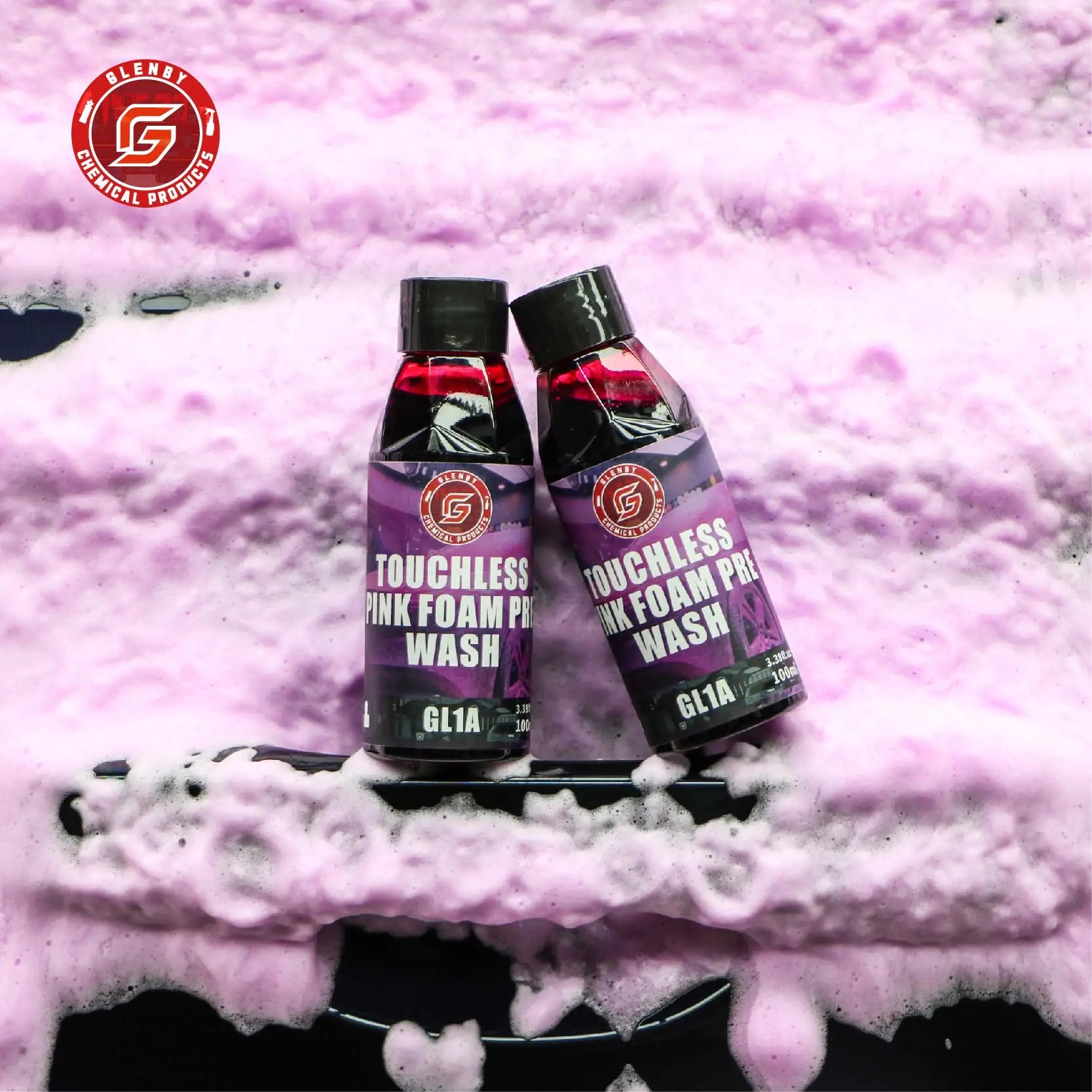Pink Magic Foam Car Wash Shampoo Car High Concentration Sediment Pre-washed Off Wash Car Wash Soap Super Foam Cleaner