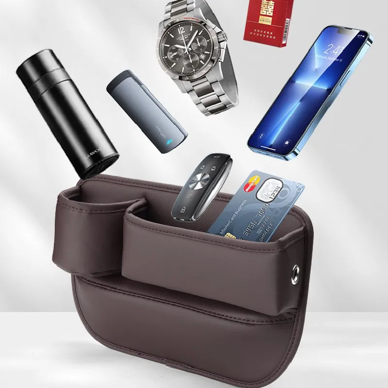 For BMW 5 Series E39 M5 E60 M5 F10 F10N F18 F11 F11N Car Interior Seat Gap Storage Box Sundries Tidy Accessories