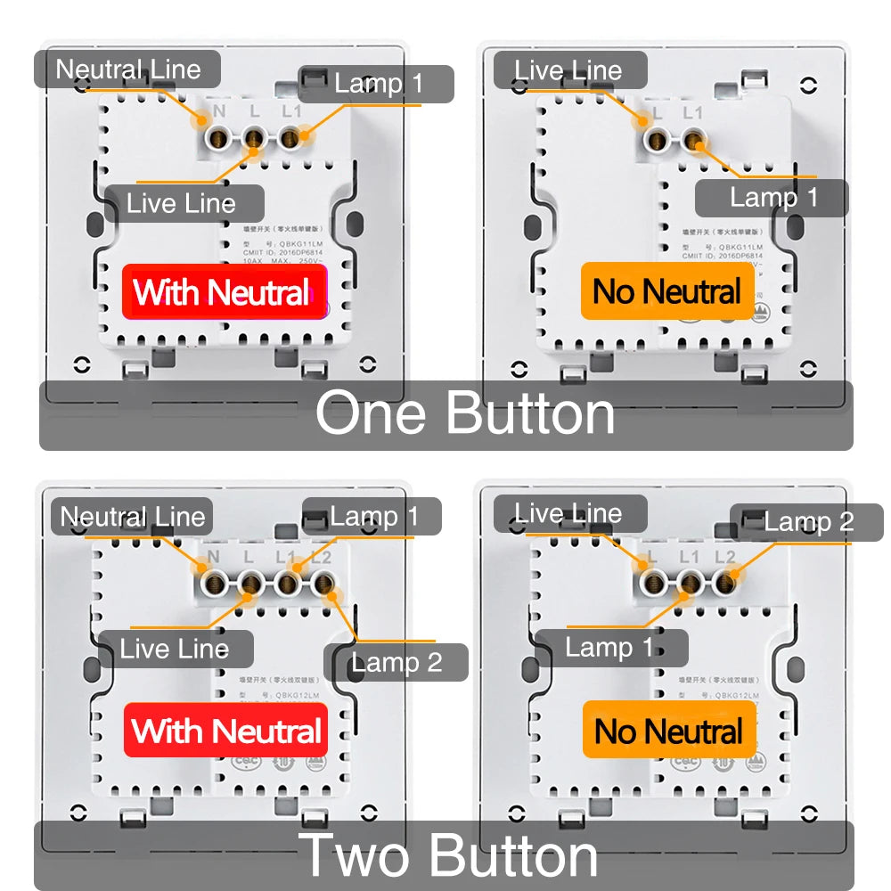 Aqara Smart Wall Switch E1 ZigBee 3.0 Smart Home Wireless Key Light Switch Fire Wire With NO Neutral For Mi Home Homekit APP