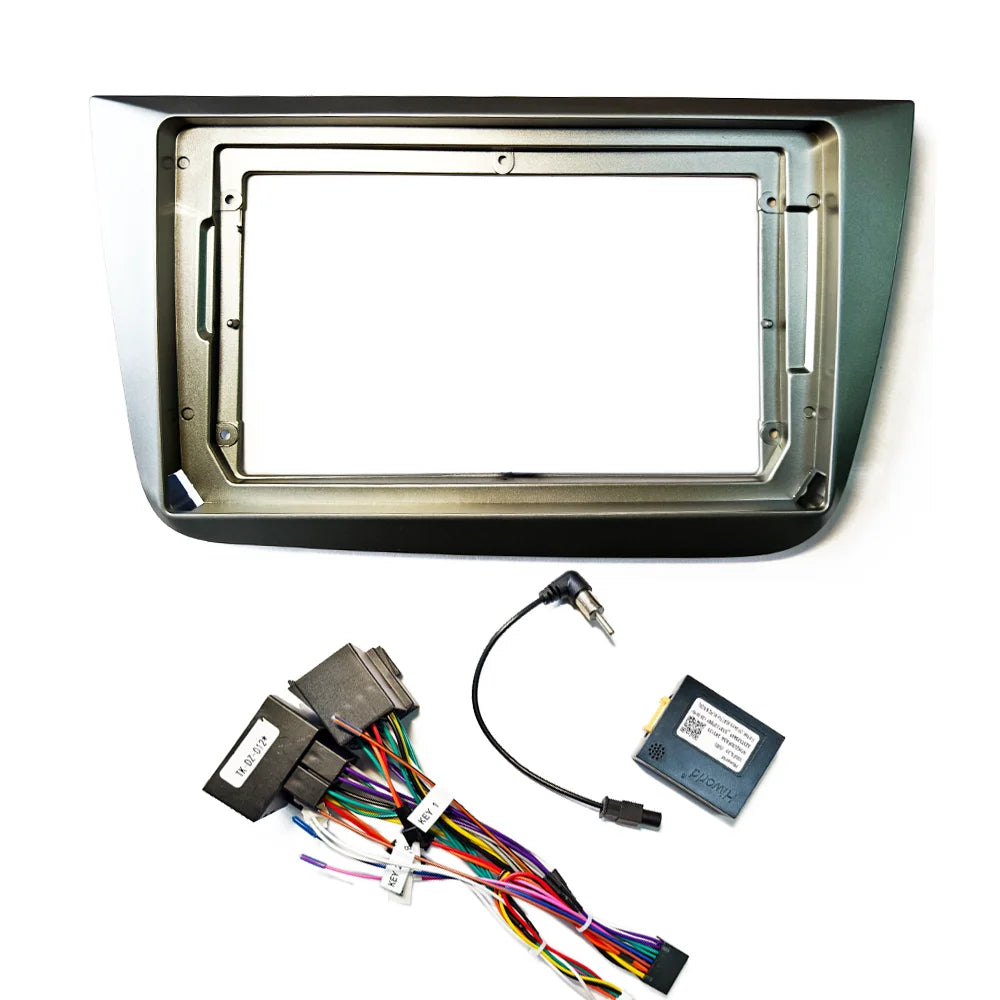 Car  Radio Android Stereo Harness Dashboard Screens Accessories Cables  Fasica Frame For Seat Altea Toledo  2004-2015 9 Inch