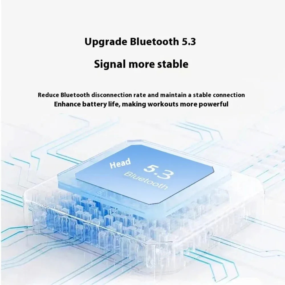New Sport Bluetooth 5.3 Headphone Wireless Open Air Conduction Earphones Hifi Stereo Sound Sport Gaming Headset For Phone