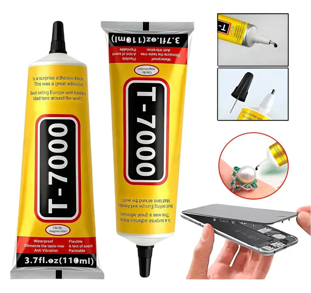 T-7000 Phone Adhesive, Waterproof Flexible Bonding Glue for Phone Screen Fix, Electronics Rhinestone, Rhinestone Jewelry Craft .