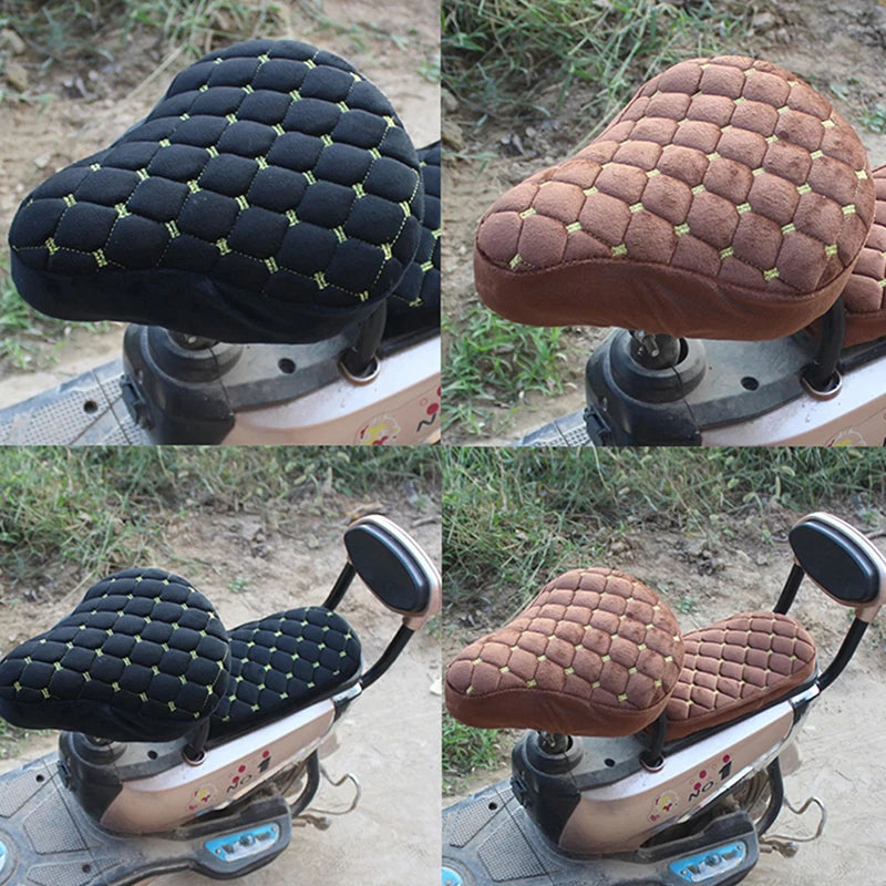 Electric Bicycle Seat Cover Battery Car Bicycle Universal Seat Cover Comfortable Thickening Cover