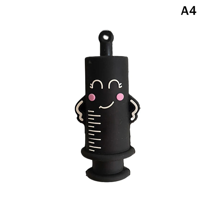 Cute Cartoon Shape Medical Ampoule Bottle Opener Nurse Doctor Special Rubber Syringe Cutter Bottle Opener Multifunctional