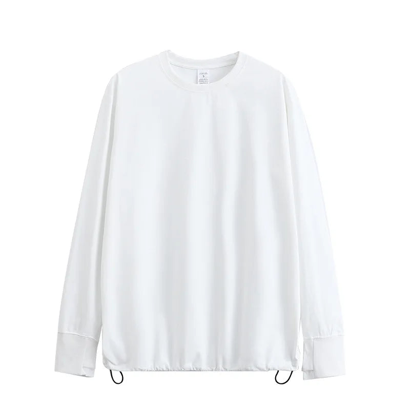 Men's  Long-Sleeve T-Shirt – 7A Antibacterial, UV Protection, Moisture-Wicking & Quick-Dry Base Layer Top with 4-Way Stretch