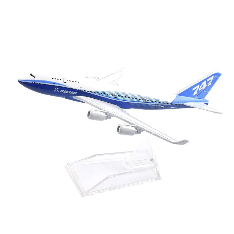 JASON TUTU  Aircraft Model Boeing 747 B787 B777 Planel Airplane Airbus A380 A320 Diecast Metal 1/400 Scale Planes Collect Gifts