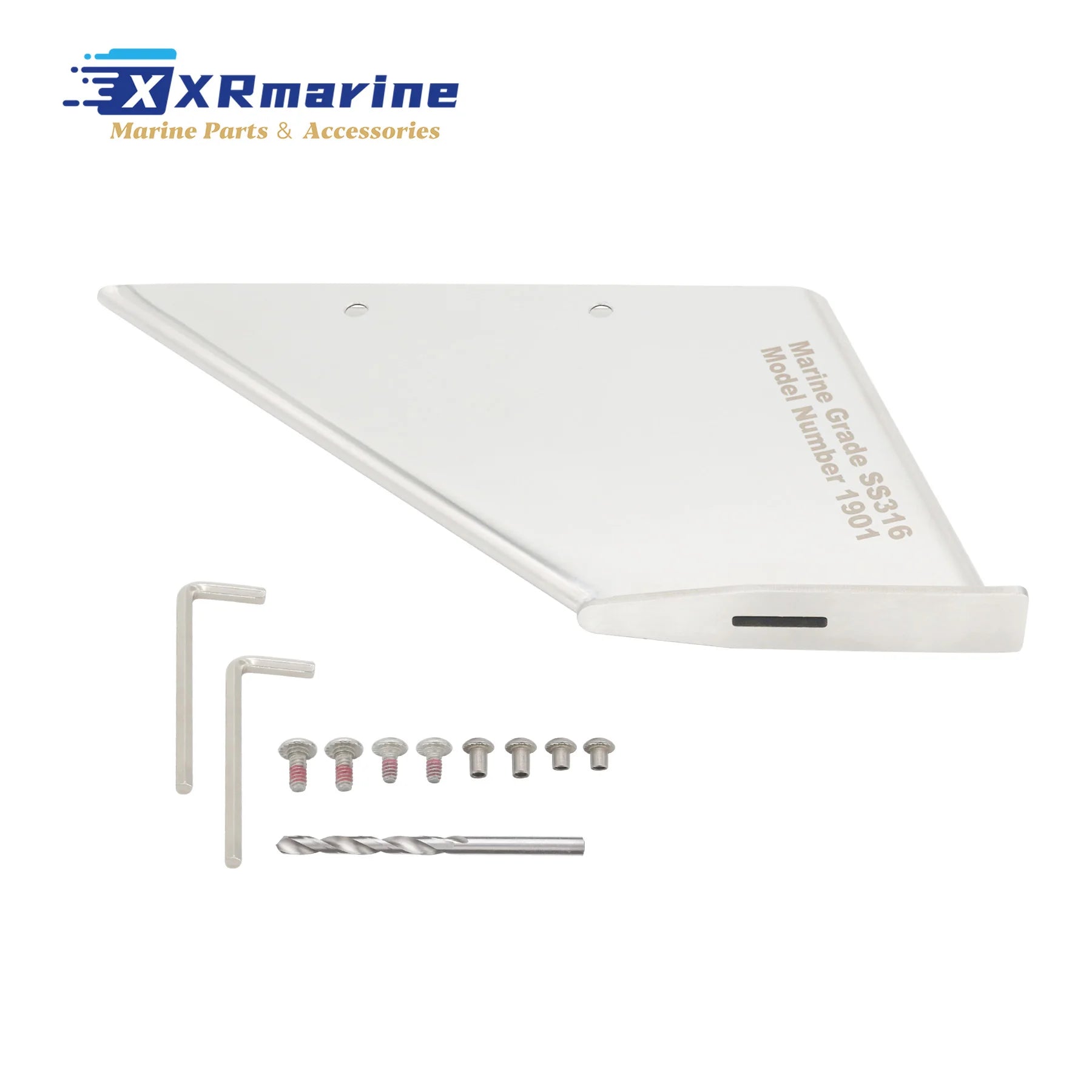 27341 Skeg Guard with Drain Compatible W/ Mercury Mariner Johnson Evinrude OMC 2-Stroke 4-Stroke 40HP 50HP 60HP 1903