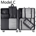9Pcs/set High Quality Luggage Storage Bags For Packing Cube Clothes Underwear Cosmetic Bag Travel Suitcase Organizer Bag Pouch