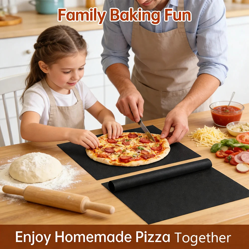 New Oven Liners Reusable Non-stick Anti Dirt Protection Pad Heat Resistant BBQ Grill Mat for Barbecue Cooking Baking Accessories