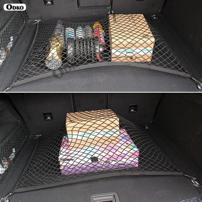 For Jeep Renegade 2015-2022 Car Trunk Luggage Storage Cargo Organiser Elastic Mesh Net Styling Accessories