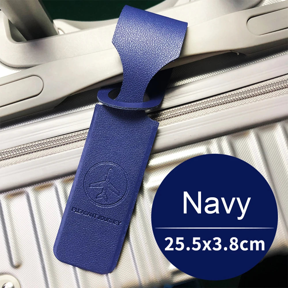 Customn Letters Luggage Tag Fashion Small Address Airplane Suitcase Identifier Tag DIY Logo Personalize Gift Travel Accessories