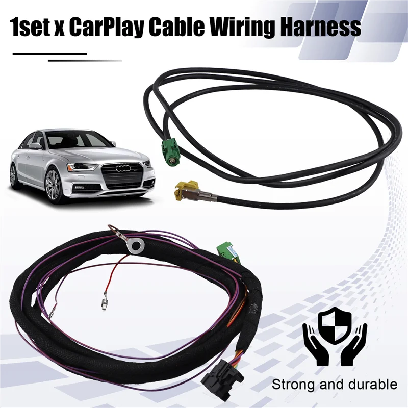 Steady Audio Carplay AMI USB Music Smartphone Interface AUX-In Cable Wire Harness For 8W0035736 For  A4 A5 B9 8W Q5 Q7
