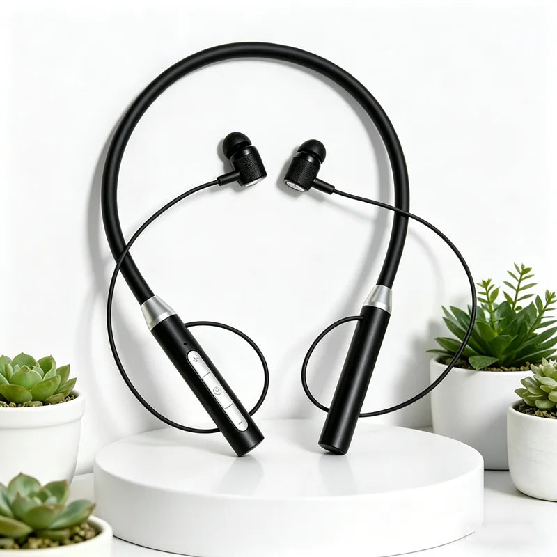 New K58 Bluetooth headset neckband magnetic headset sports running Bluetooth 5.3 headset with microphone