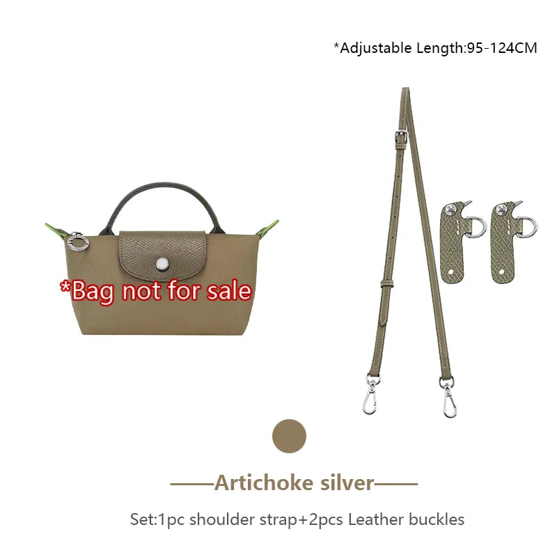 Genuine Leather Bag Shoulder Strap For Longchamp Mini Bag Crossbody Bag Strap Adjustable Bag Belt Bag Replacement Accessories