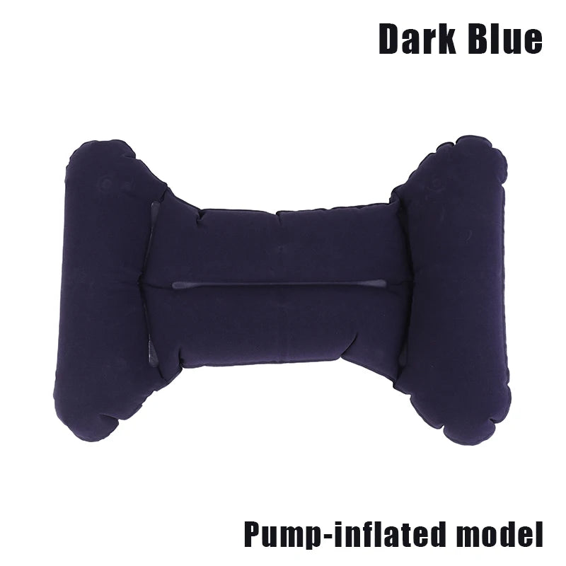 Inflatable Travel Nursing Waist Pillow, Blow Up Lumbar Body Back Support Pillow For Airplane Long Flight Journey Travel Airplane