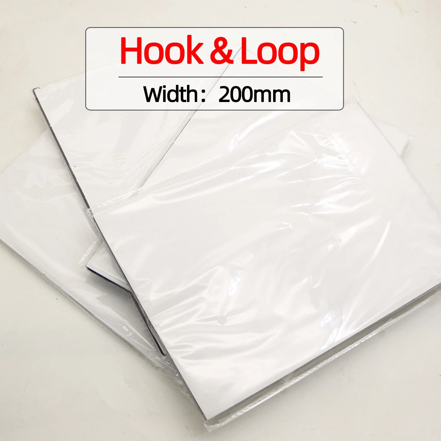 200mm Strong self-adhesive fastener tape hook and loop 20cm adhesive tape magic gum strap sticker tape wiht glue for DIY
