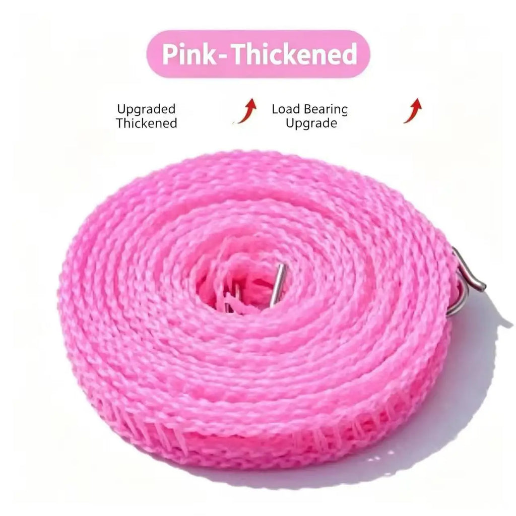 5M Thick Windproof Clothesline Punch Free Non Slip Laundry Rope Portable Outdoor Travel Camping Retractable Washing Line Wholesa