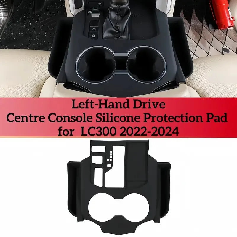 [Left Hand Drive] Car Silicone Central Console Storage Box Protection for Toyota Land Cruiser 300 LC300 Series 2022-2024