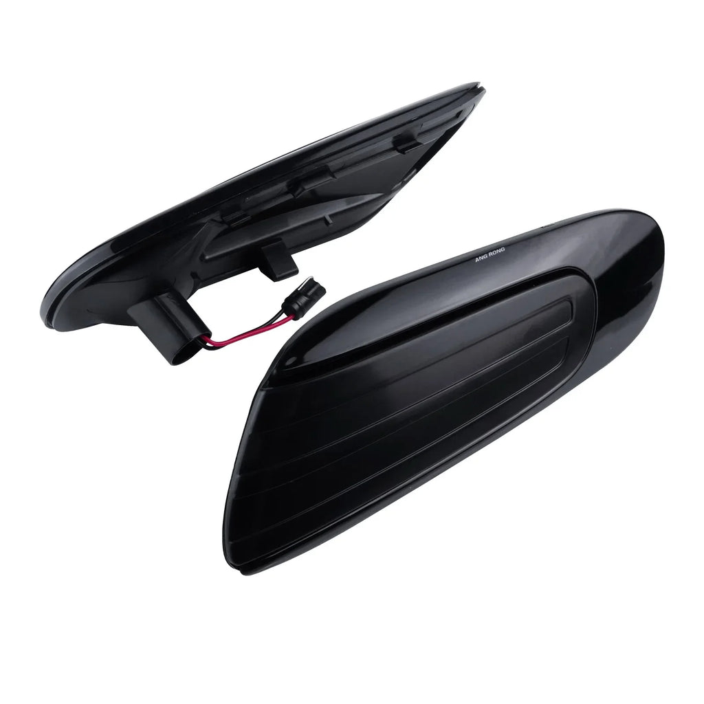 For Mini Cooper One F55 F56 F57 Dynamic LED Indicator Side Indicator Marker Turn Signal Repeater Light Black Lens