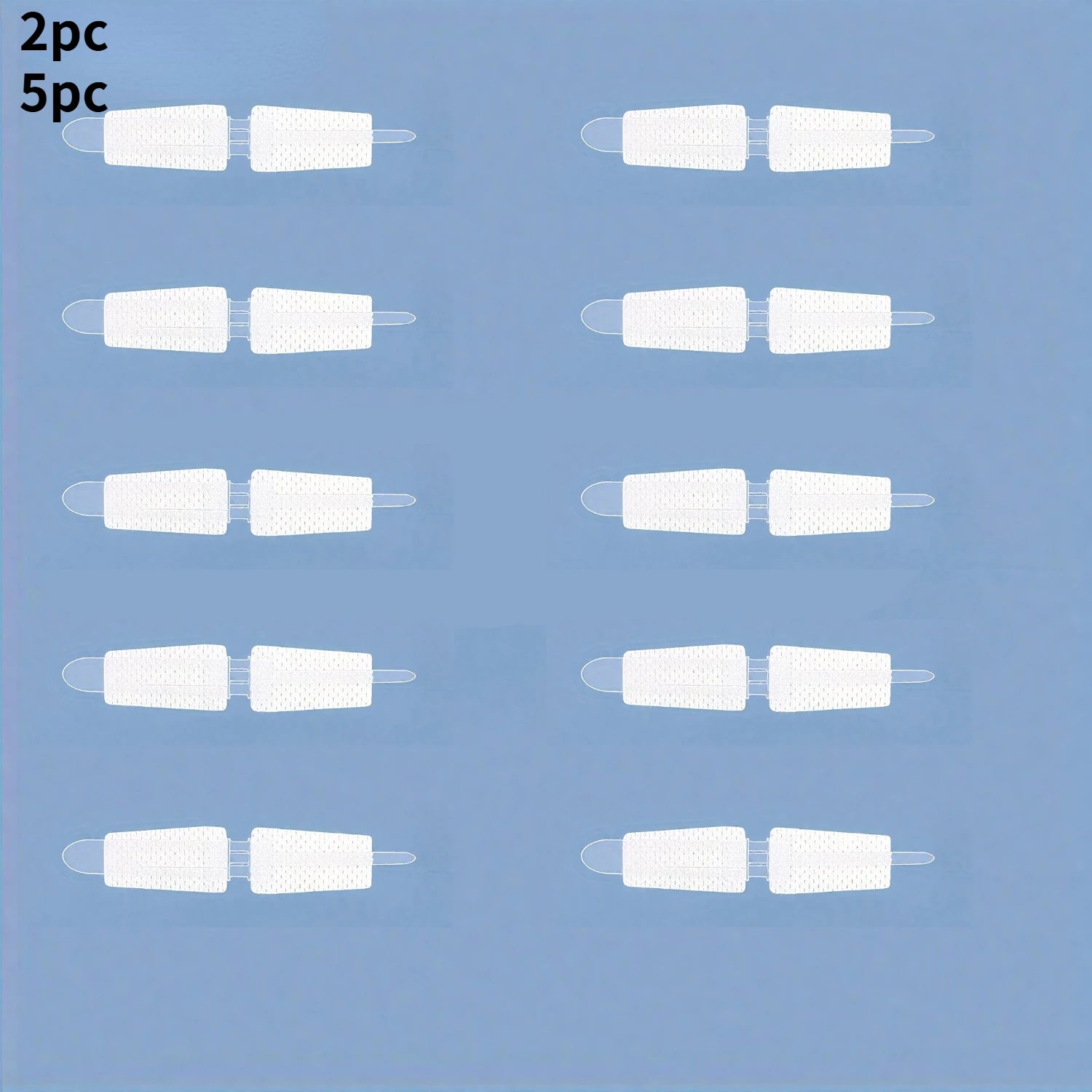 2 or 5 pieces of non-woven emergency wound closure adhesive tape with zipper closure design, suitable for outdoor camping, wilde