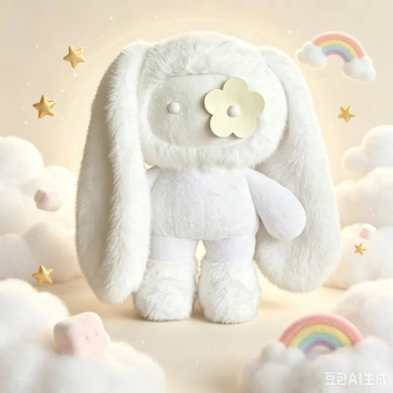 HOT 30cm Large JUJU Plush Bunny Doll Soft Long Ear Rabbit Stuffed Animal Toy Home Decor Birthday Party Gift