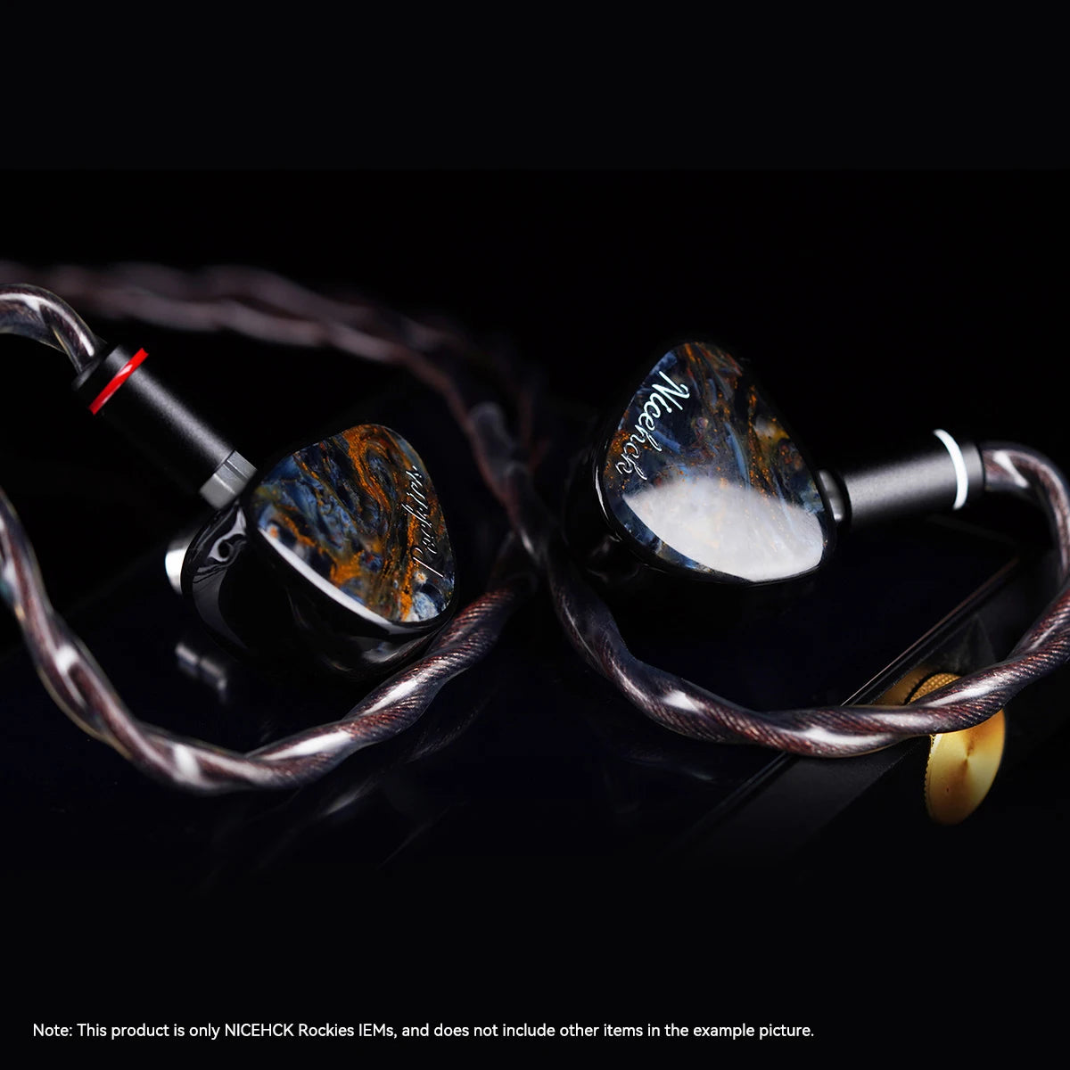 NICEHCK Rockies In Ear Monitor 1DD+2 Knowles BA+2 Sonion EST Hybrid Drivers 2-in-1 Plug Resin Shell 2Pin HiFi Earpho