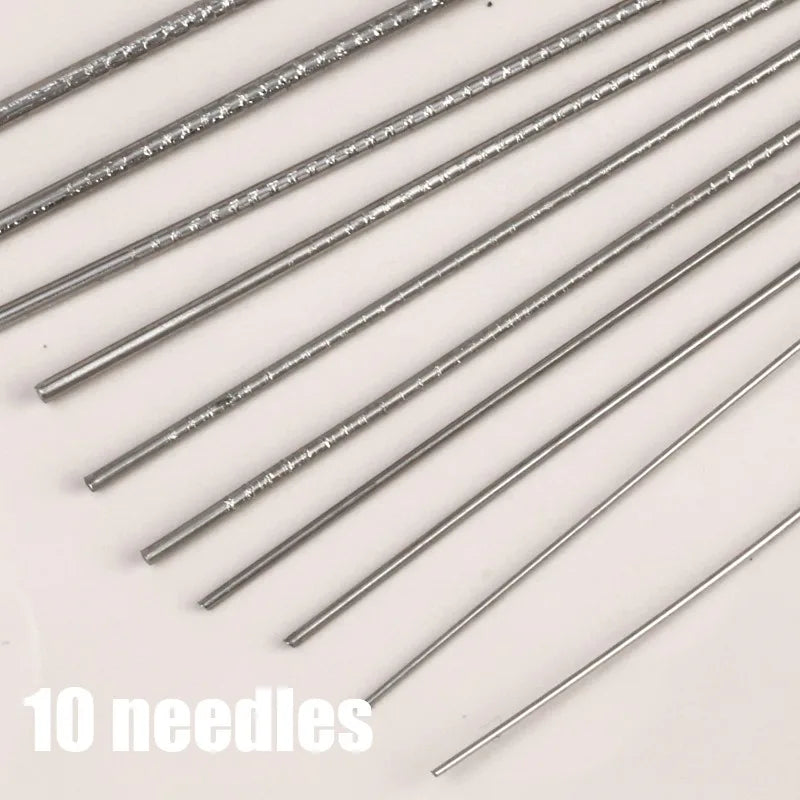 Stainless Steel Needle Shower Head Cleaning Brushes Set Suitable For Multi Size Shower Heads Bathroom Accessory Cleaning Tools