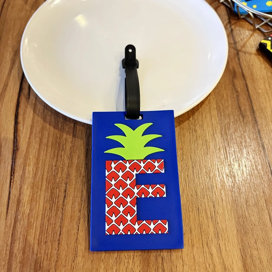 1 piece of capital letter luggage tag, station airport check-in luggage, anti loss identification tag, necessary luggage hanging