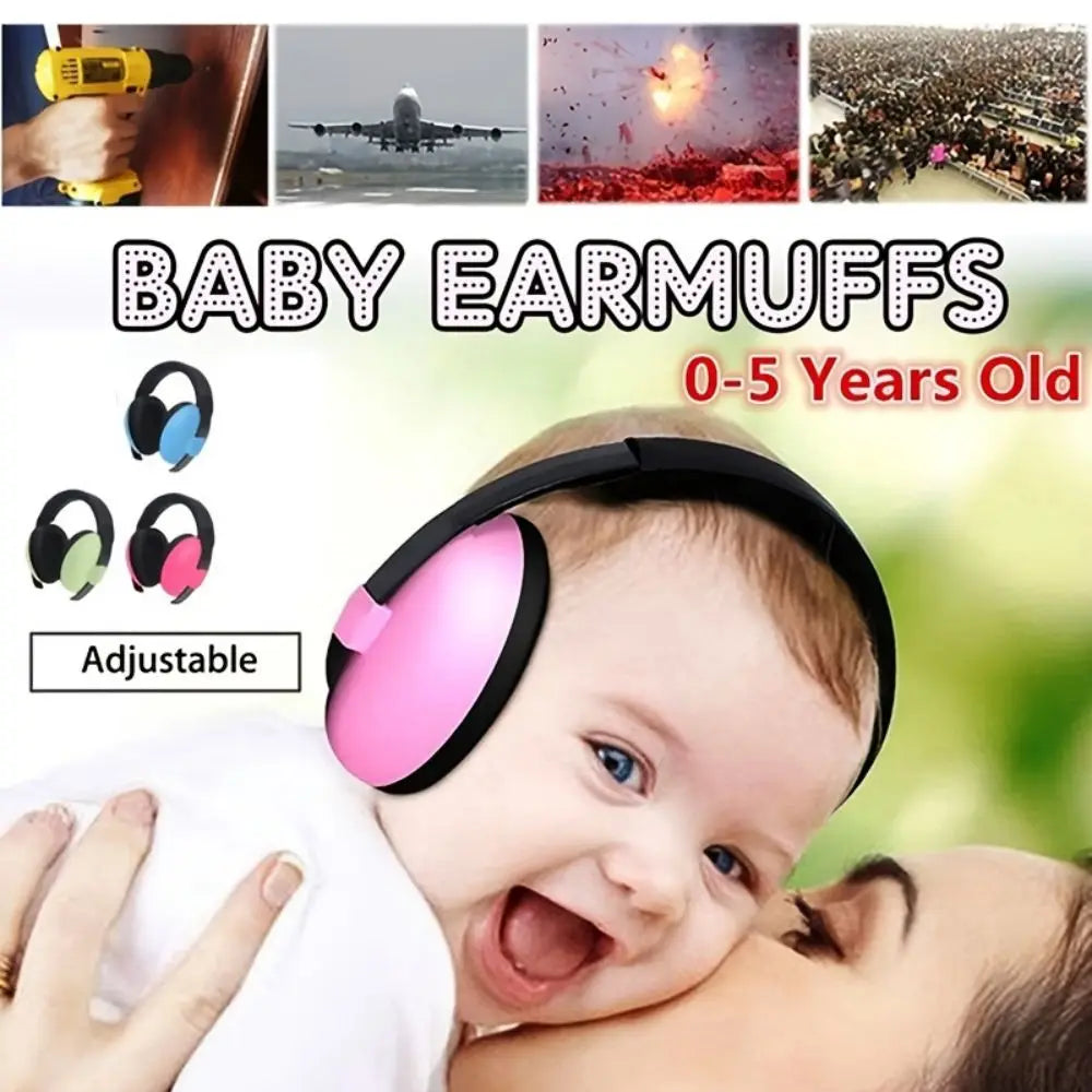 Baby Ear Protection for Babies and Toddlers Noise Reduction Earmuffs Baby Headphones Against Hearing Damage Improves Sleep ﻿