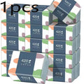 1-9PCS Wholesale Eco Friendly Portable No Fluorescent Virgin Wooden Pulp Tissue Soft Comfortable 5 Ply Facial Tissue Paper