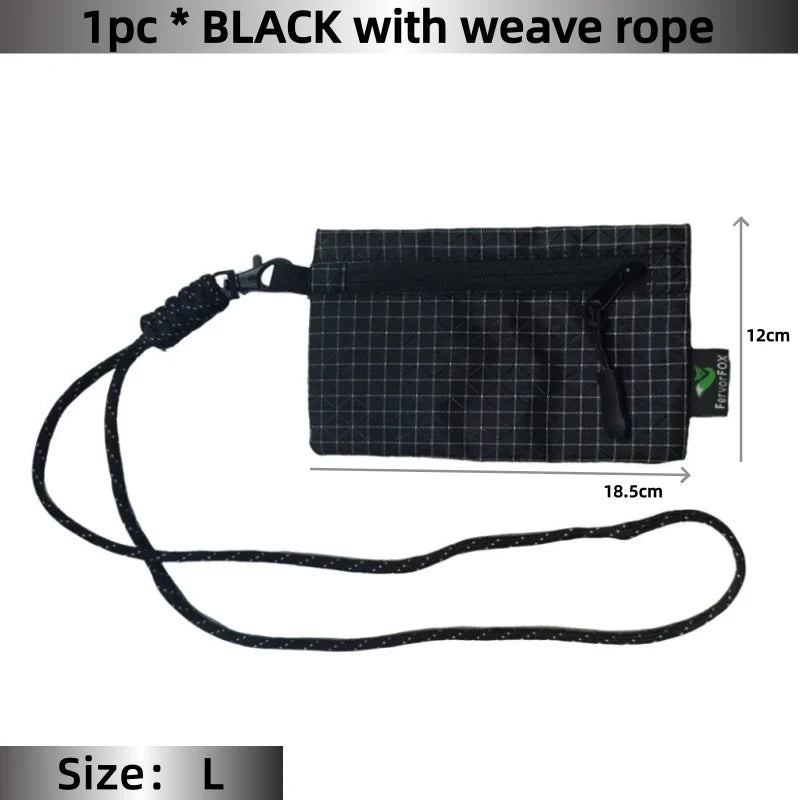 Ultralight Waterproof Organizer Wallet Dyneema Wear-resistant Card Pouch Outdoor Travel Hiking Anti-Tear Portable Coin Cash Bag