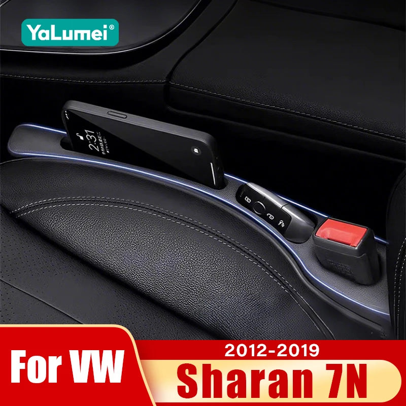 For Volkswagen VW Sharan 7N 2012 2013 2014 2015 2016 2017 2018 2019 Car Seat Leak Proof Strips Gap Side Seam Storage Accessories