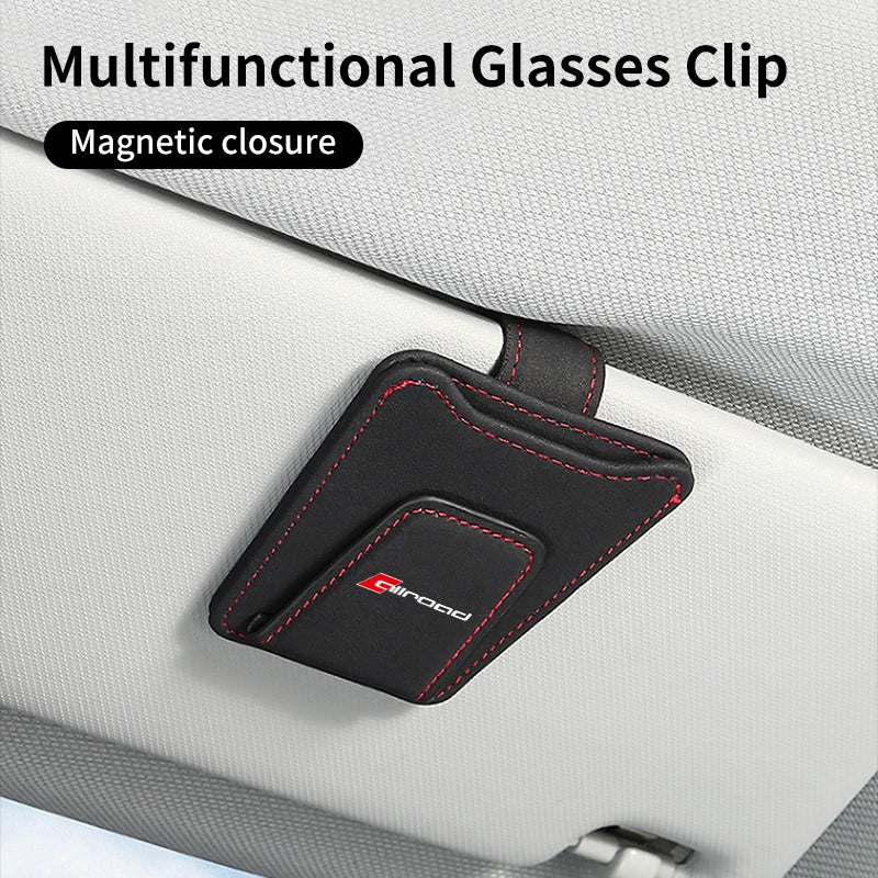 Suede Car Interior Accessories Glasses Clip Sunglasses Storage For Acura MDX RDX TSX RSX Integra TL RL NSX TLX ILX ZDX RLX