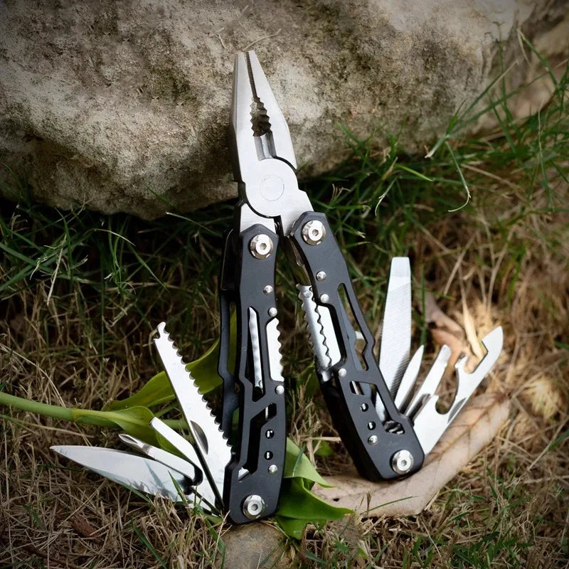 Multifunction Folding Knife Pliers Multi-tool Pocket Pliers Portable Tools Pliers Multipurpose Repair Tools Stainless Steel