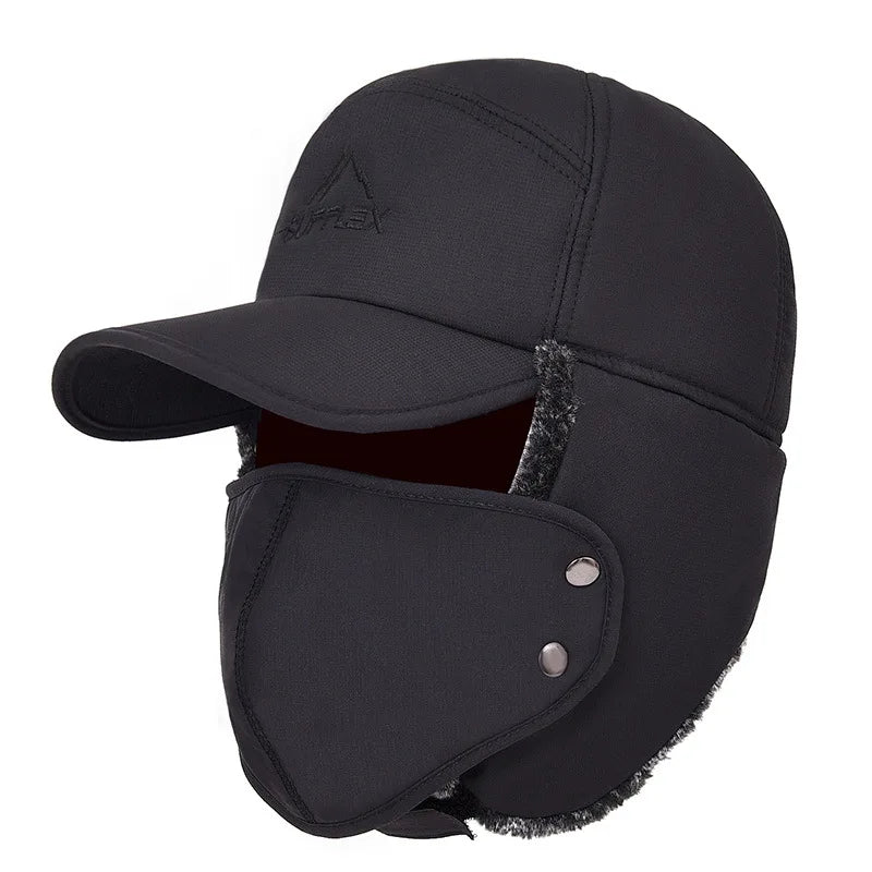 Thicken Winter Warm Hat Men Faux Fur Ear Flap Cap Women Soft Thermal Bonnets Hats for Outdoor Fishing Skiing Cap Hats