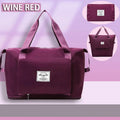Foldable expandable travel bag, large capacity waterproof luggage bag, tote bag, travel luggage bag suitable for weekend camping