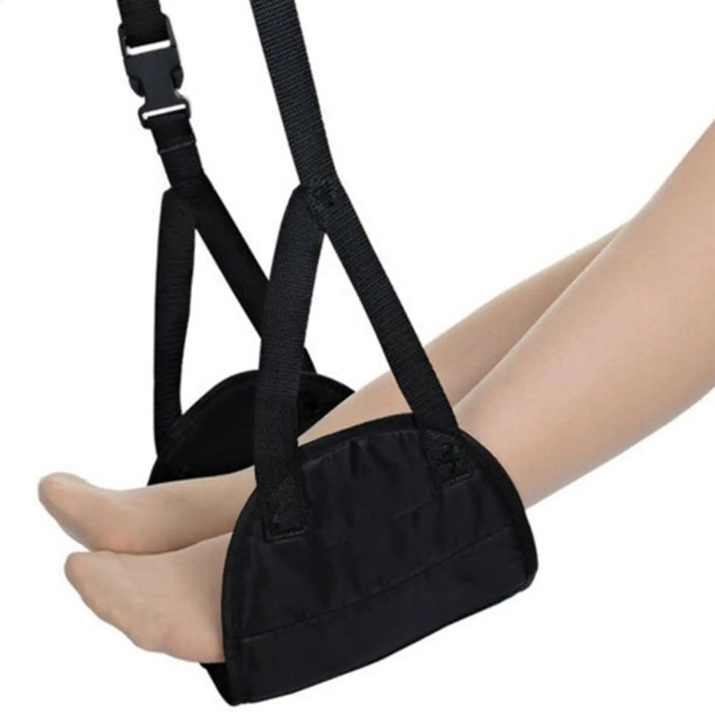 Portable Airplane Foot Hammock Comfortable Travel Footrest for Adults Elderly Women Business Trips Work Sleeping Flight Supplies
