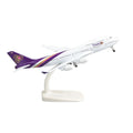20cm Toy Planes B747 Thai Airways Alloy  Passenger Aircraft Model Metal Scale Aircraft Collected Gift By Aviation Kids Toys for