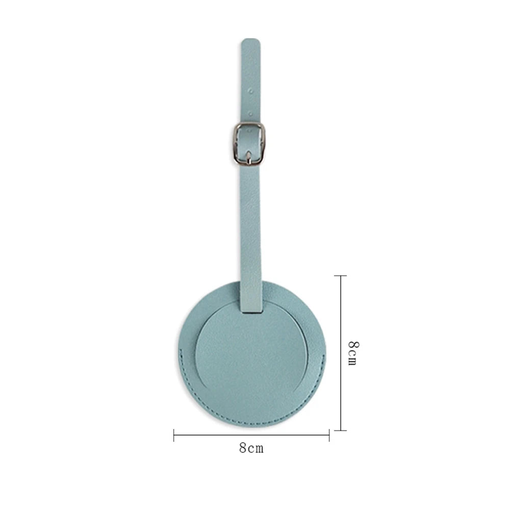 Fancy Lovely Round Luggage Tag Custom Letters Popular Travel Accessories Suitcase Baggage Card Tag DIY Personalize Initials Gift