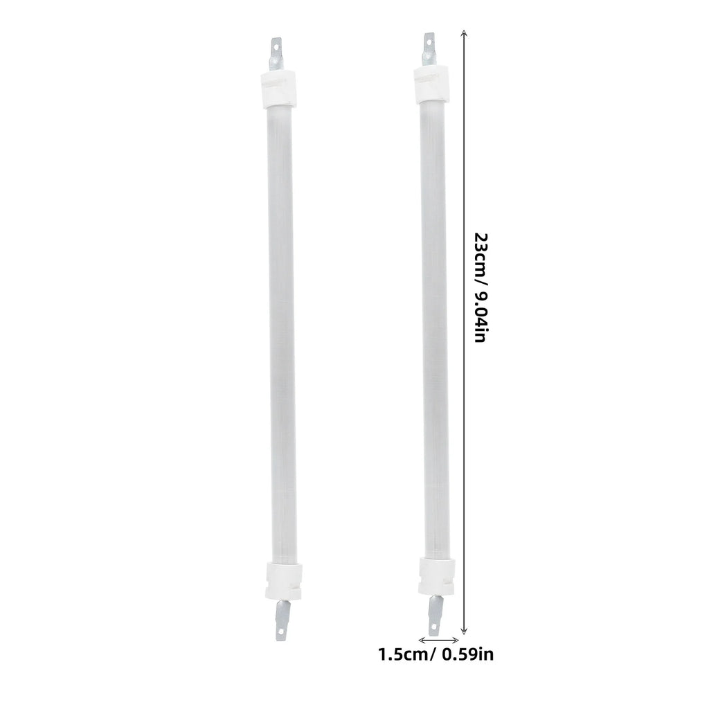 2pcs Heating Tube Replacement For Electric Patio Heater Uniform Rapid Heat Resistant Quartz Bulb Led Lamp Part Patio Heater Bulb