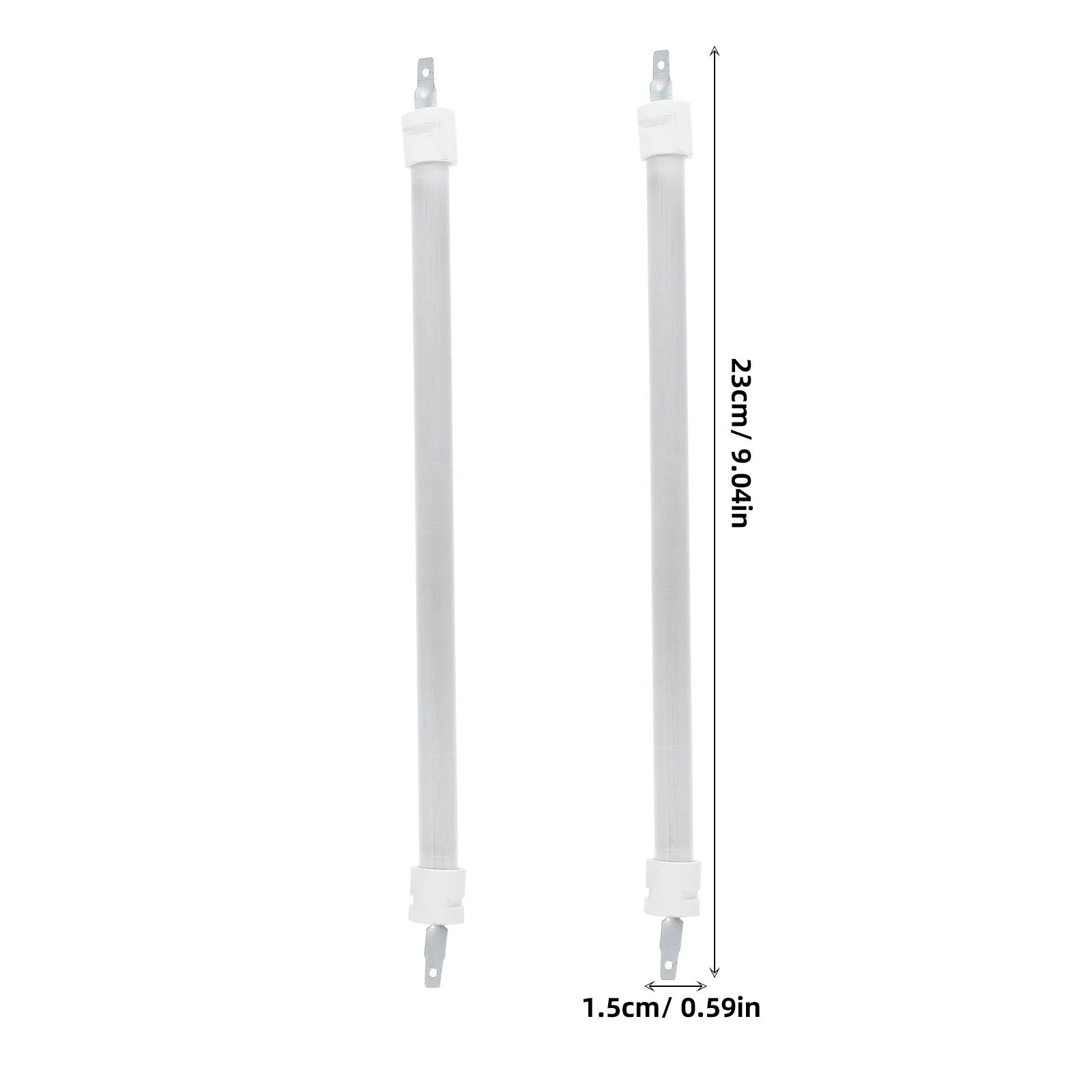 2pcs Heating Tube Replacement For Electric Patio Heater Uniform Rapid Heat Resistant Quartz Bulb Led Lamp Part Patio Heater Bulb