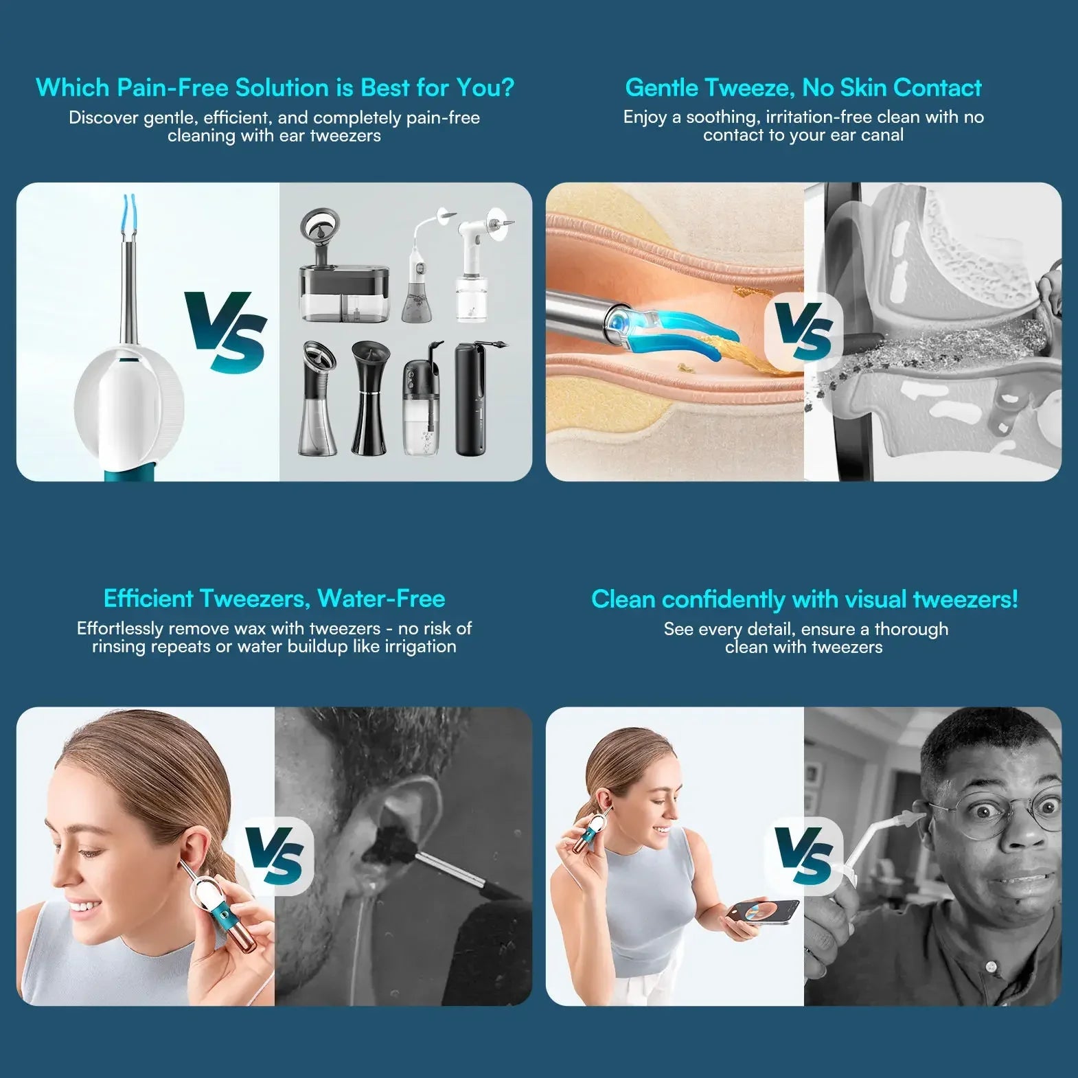 2026 Bebird EarSight Ultra (Sky Black Color) – Smart Visual Ear Cleaner, 20MP Ultra-Clear Camera, 5G Video,