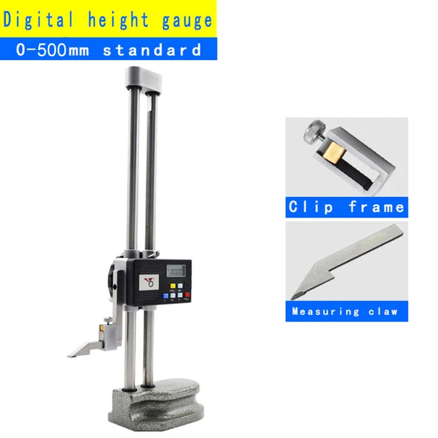 High Precision Double Column Table Height Ruler Double Column Digital Height Gauge 0-300mm 0.01mmTable Height Ruler