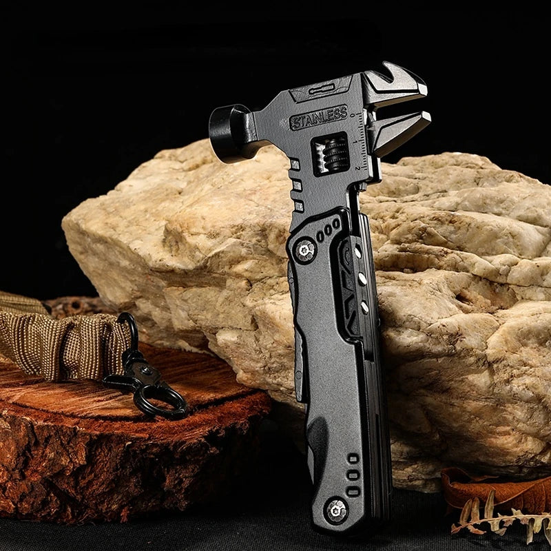 Multi Functional Wrench Hammer Combination Universal Folding Pliers EDC Tool Wrench Universal Folding Pliers Hand Tools