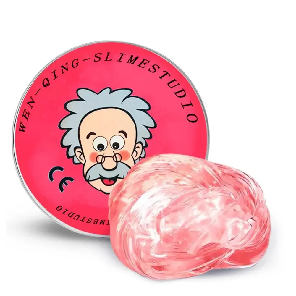 Stress Relief Squeeze Blind Box Old Man Liquid Squishy Transparent Crystal Slime Fluffy Foam Putty Kids Safe Bouncy Color Slime