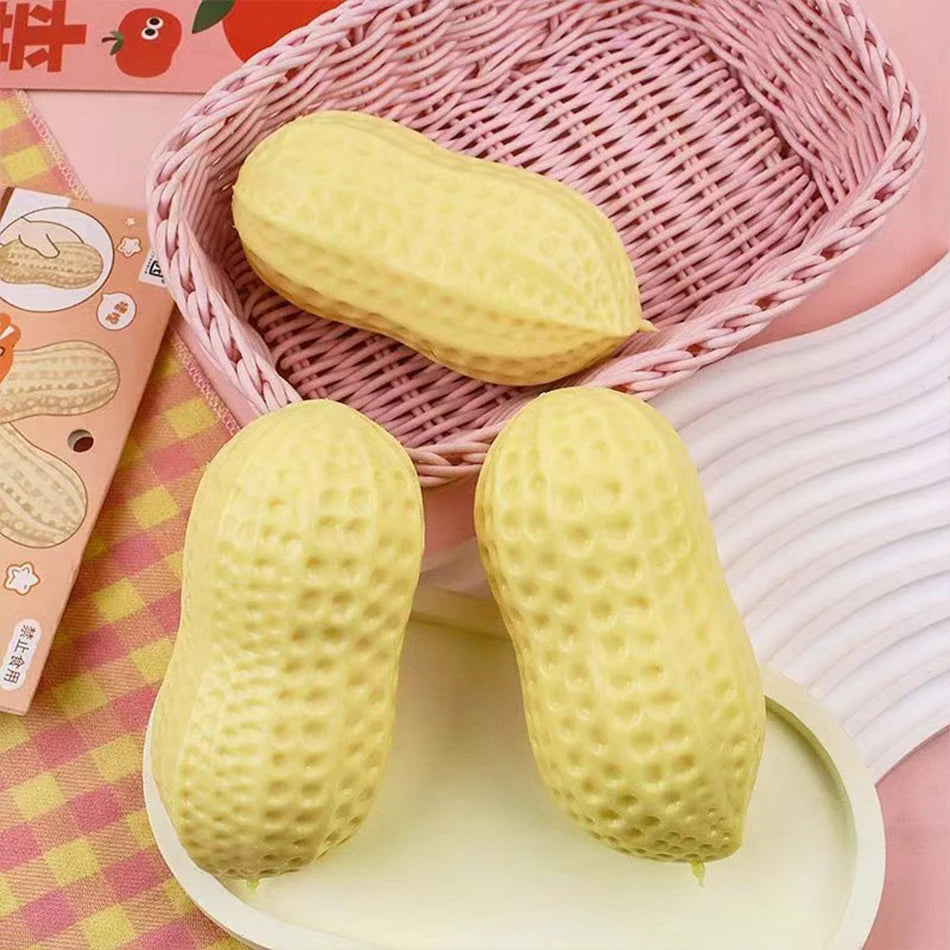 Simulation Peanut Slow-Rebound Squeeze Toy, Stress Relief, Ventilated and Fun, Cute Large Toy Ball, Party Gift/*