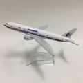 JASON TUTU 16cm Malaysia Airlines Boeing 777 Airplane Model Airplane Diecast Metal 1/400 Scale Planes