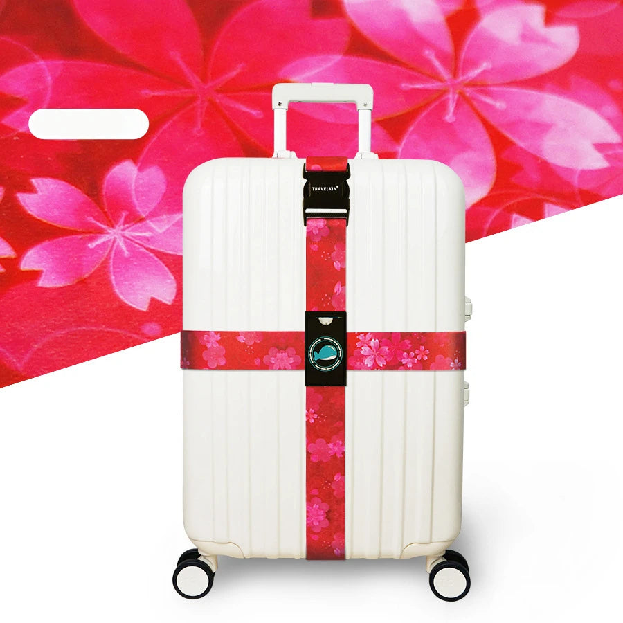 Anti-theft Luggage Buckle Cross Strap Adjustable Bundling Packing Baggage Belt Cross Strap Suitcase Belts Bag Part Accessories